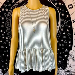 Striped Sleeveless Top